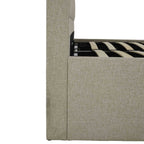 Cadre de lit coffre ottoman rembourré Sutton