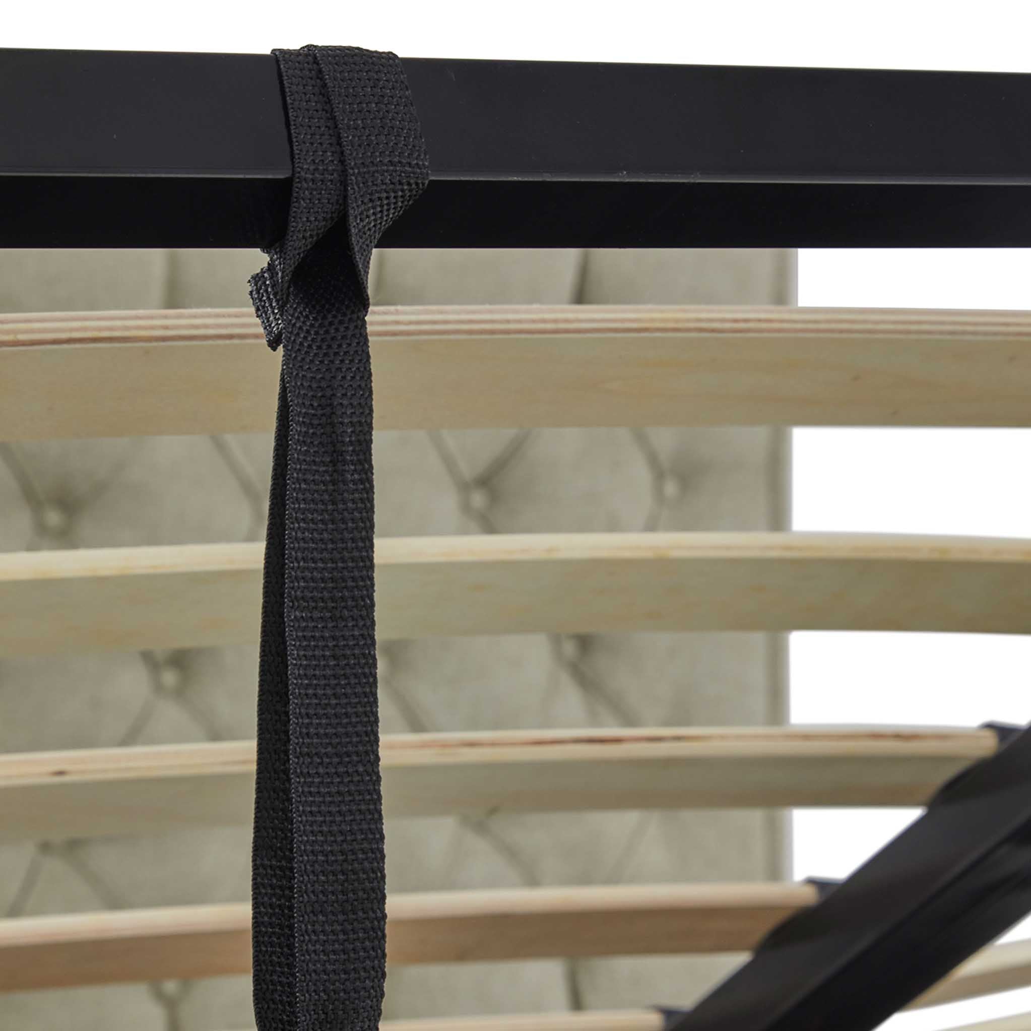 Cadre de lit coffre ottoman rembourré Sutton