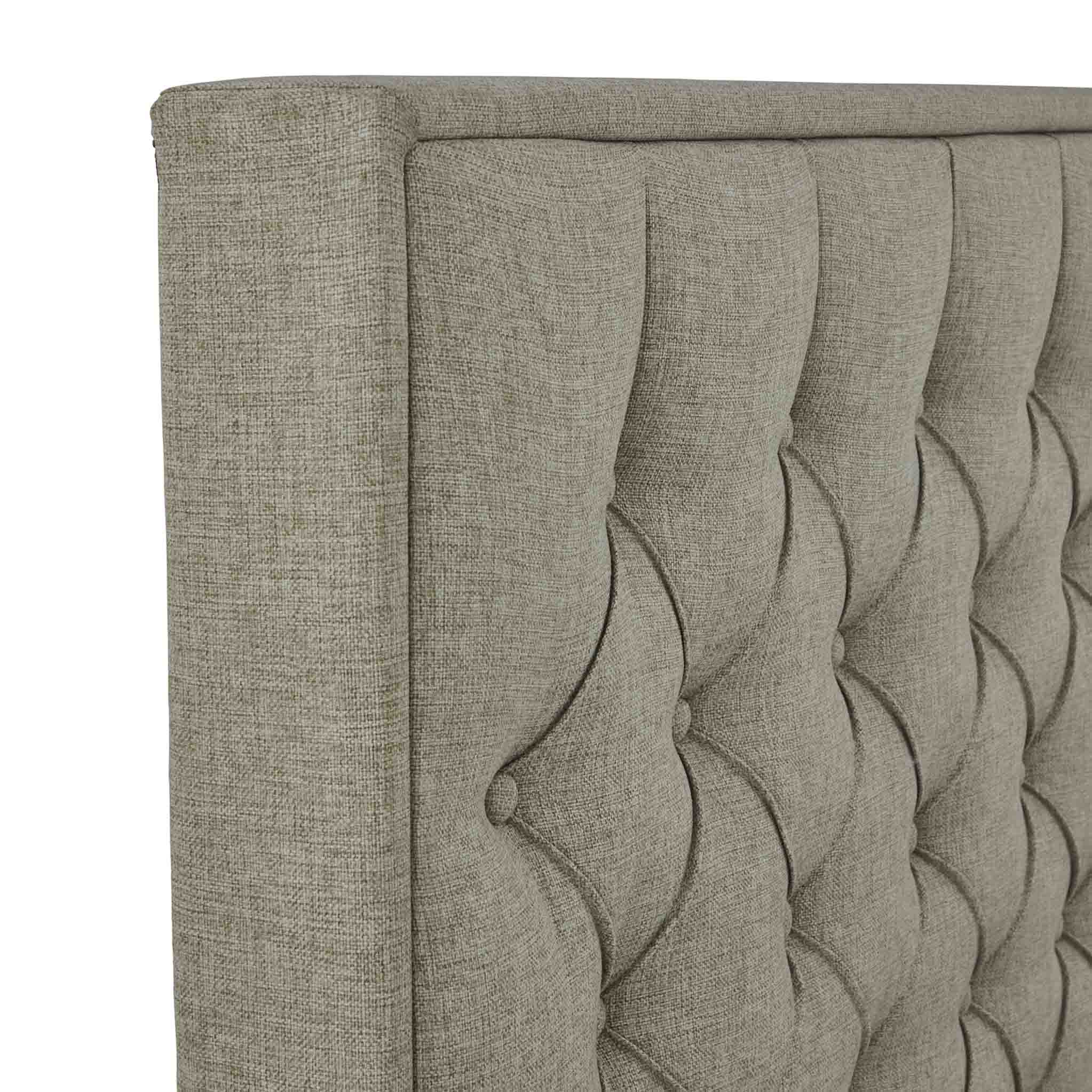 Cadre de lit coffre ottoman rembourré Sutton