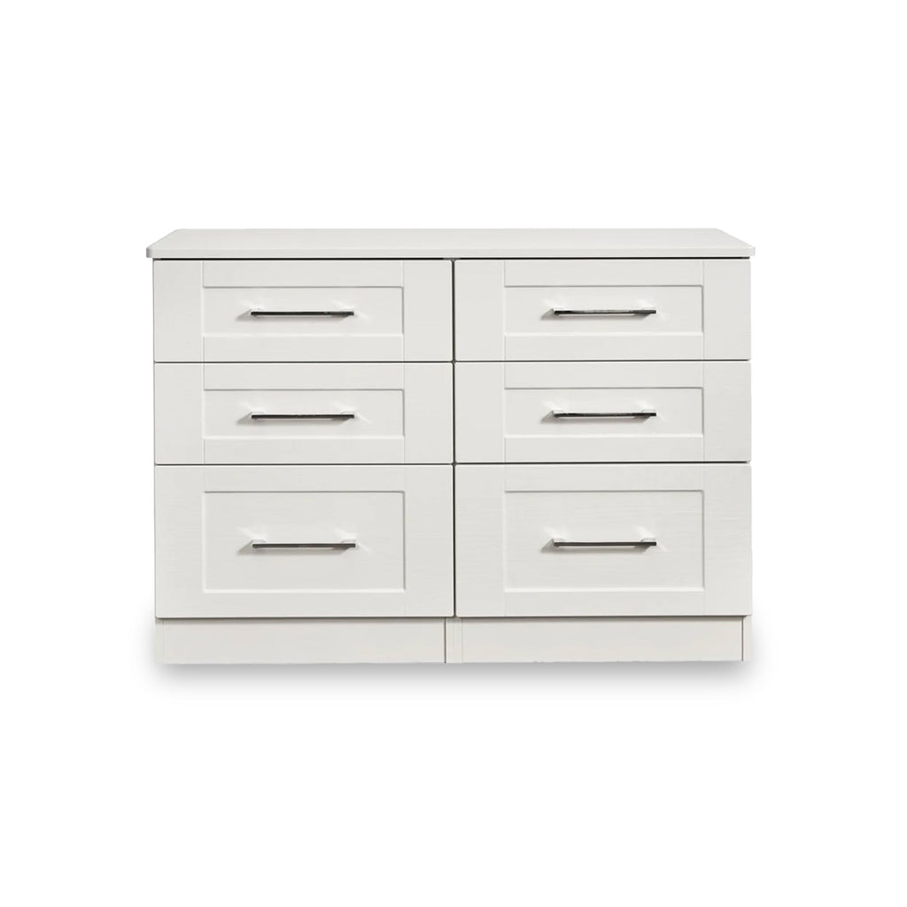 Commode Bellamy à 6 tiroirs larges