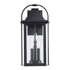 Brits Black Outdoor Wall Lantern Sconce Light