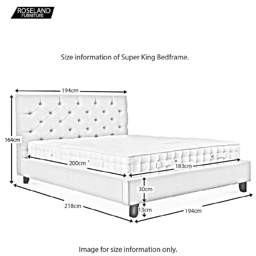 Cadre de lit coffre ottoman Francis Premier Velvet