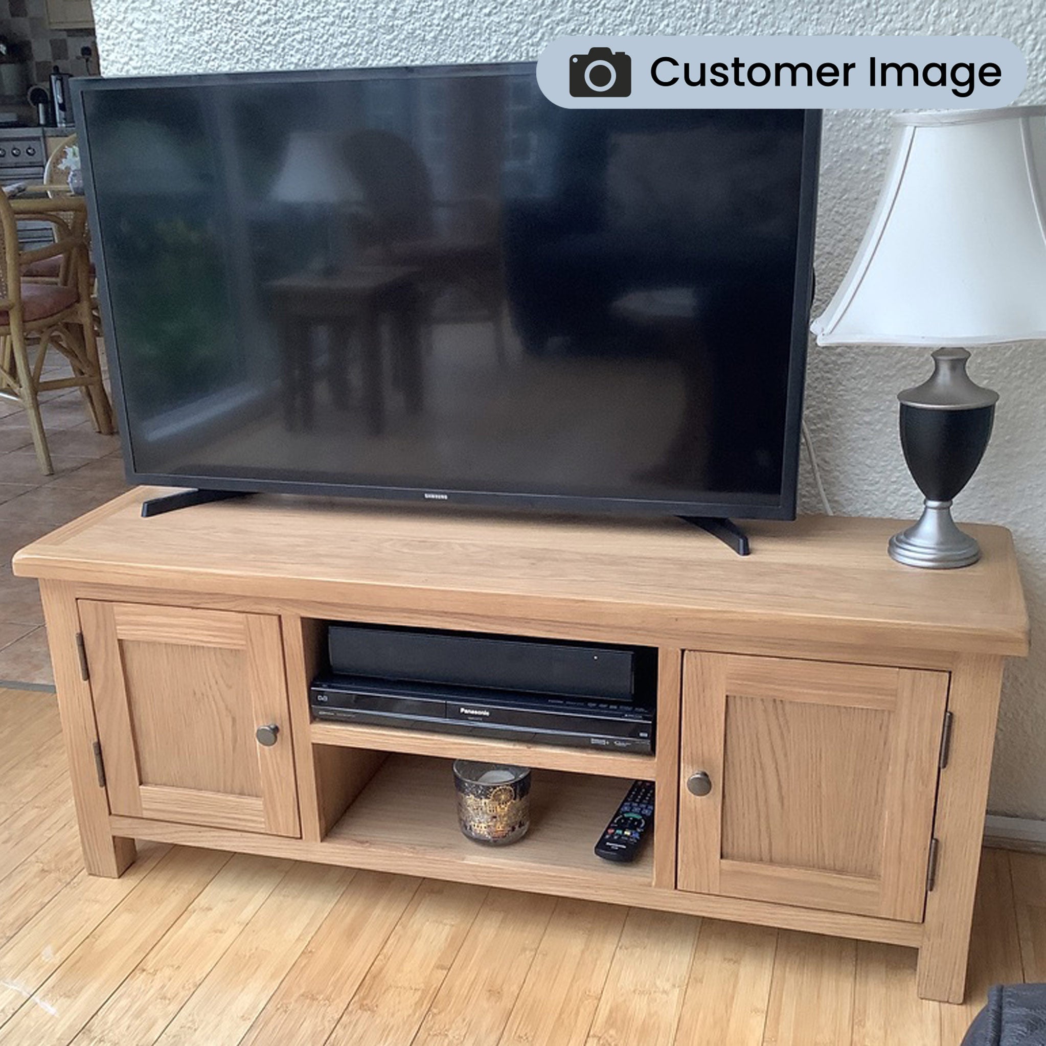 Meuble TV Surrey Oak 120 cm