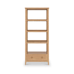 Bibliothèque-échelle Albany en chêne et rotin