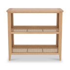 Petite bibliothèque en chêne et rotin d'Albany