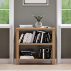 Petite bibliothèque en chêne et rotin d'Albany