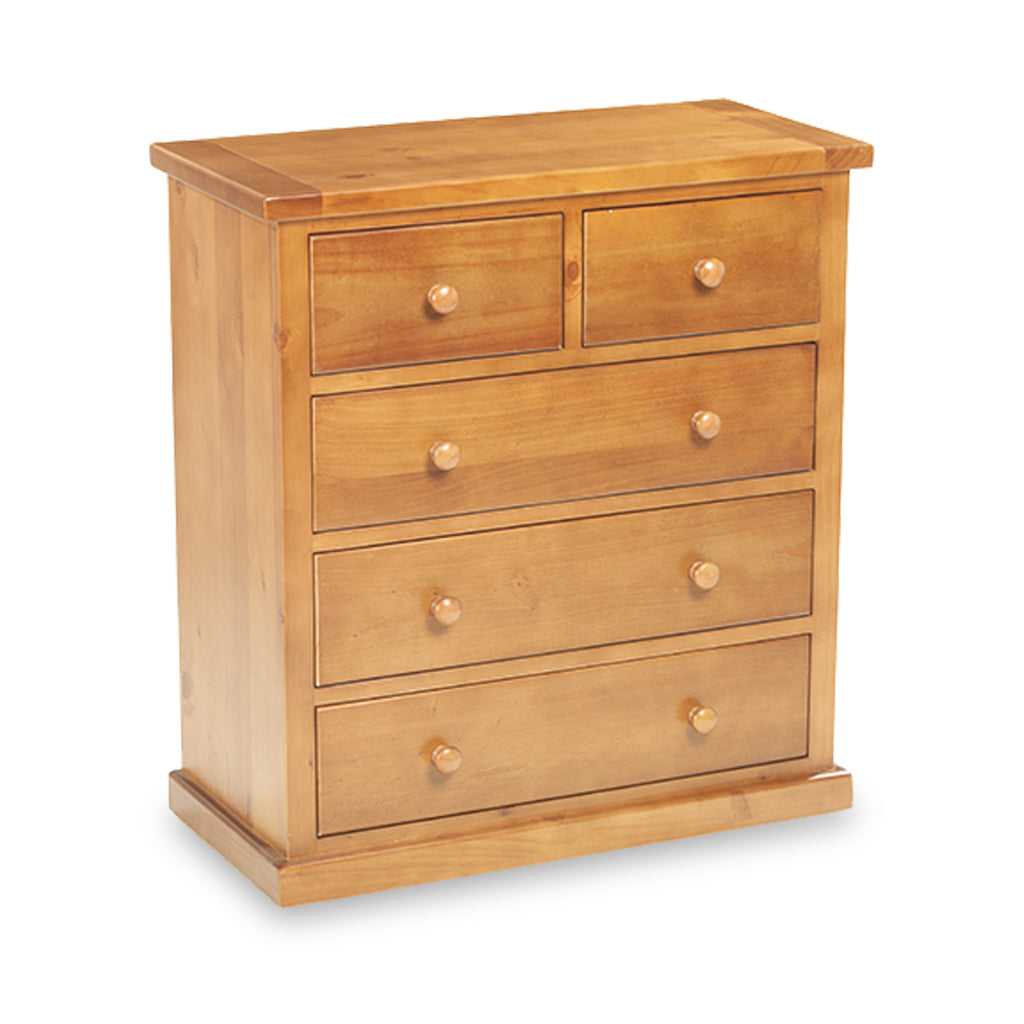 Commode à 2 tiroirs en pin de Chiswick, 3 tiroirs superposés