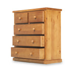 Commode à 2 tiroirs en pin de Chiswick, 3 tiroirs superposés