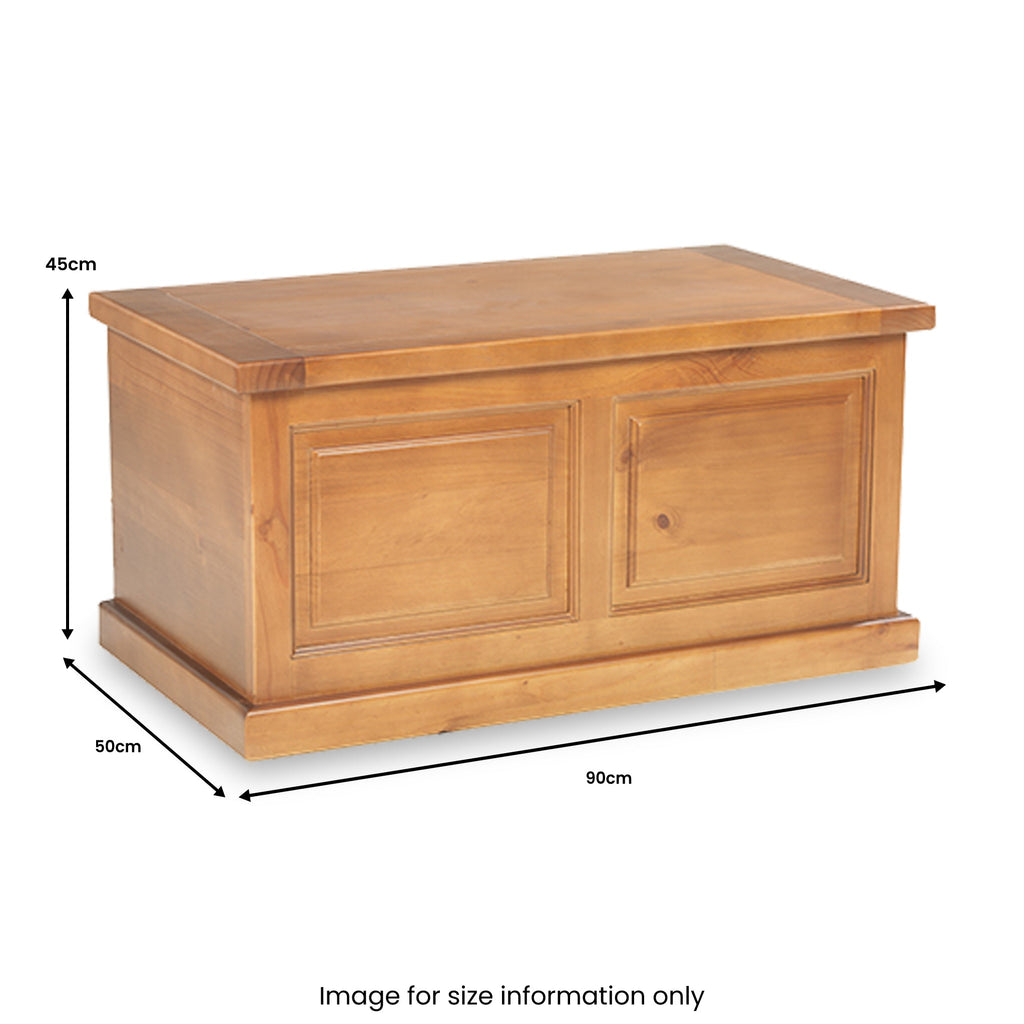 Coffre à couvertures en pin de Chiswick