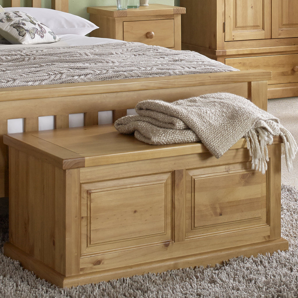 Coffre à couvertures en pin de Chiswick