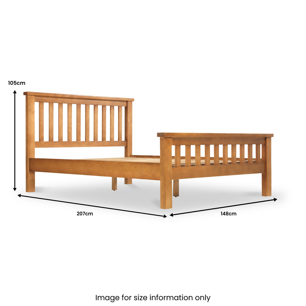 Cadre de lit en pin de Chiswick