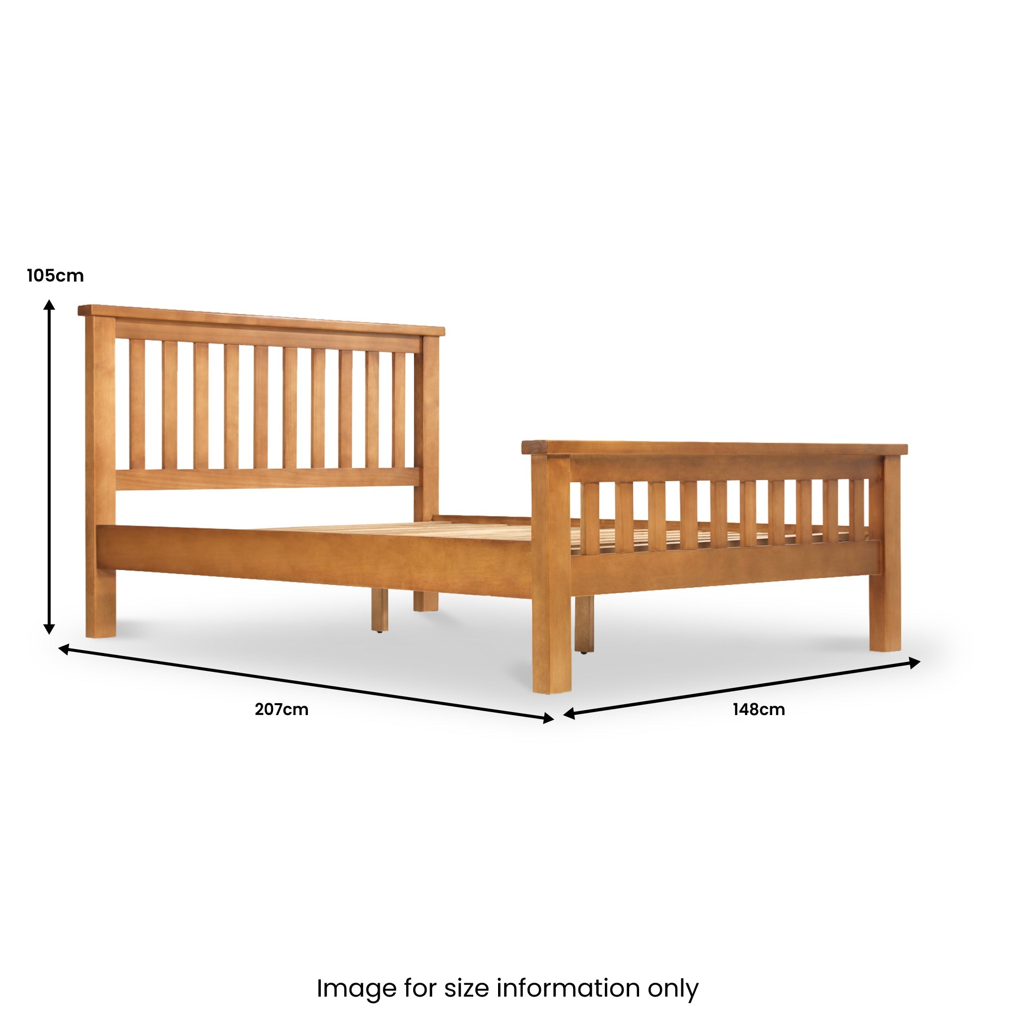 Cadre de lit en pin de Chiswick