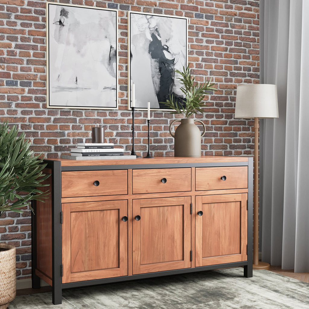 Buffet Dunstan en acacia (grand modèle)