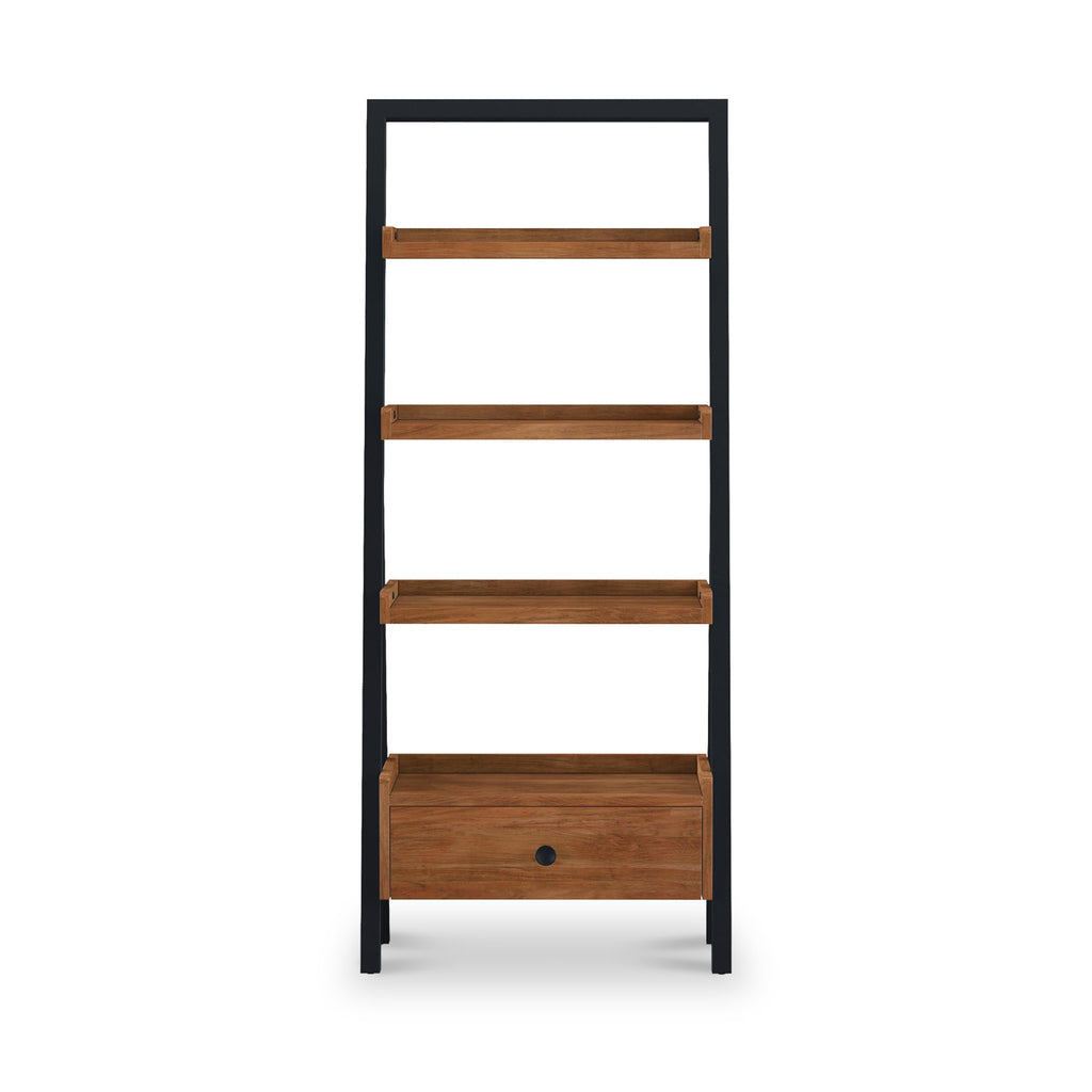 Bibliothèque-échelle Dunstan en acacia