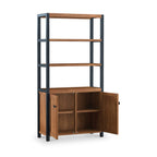 Bibliothèque haute Dunstan en acacia