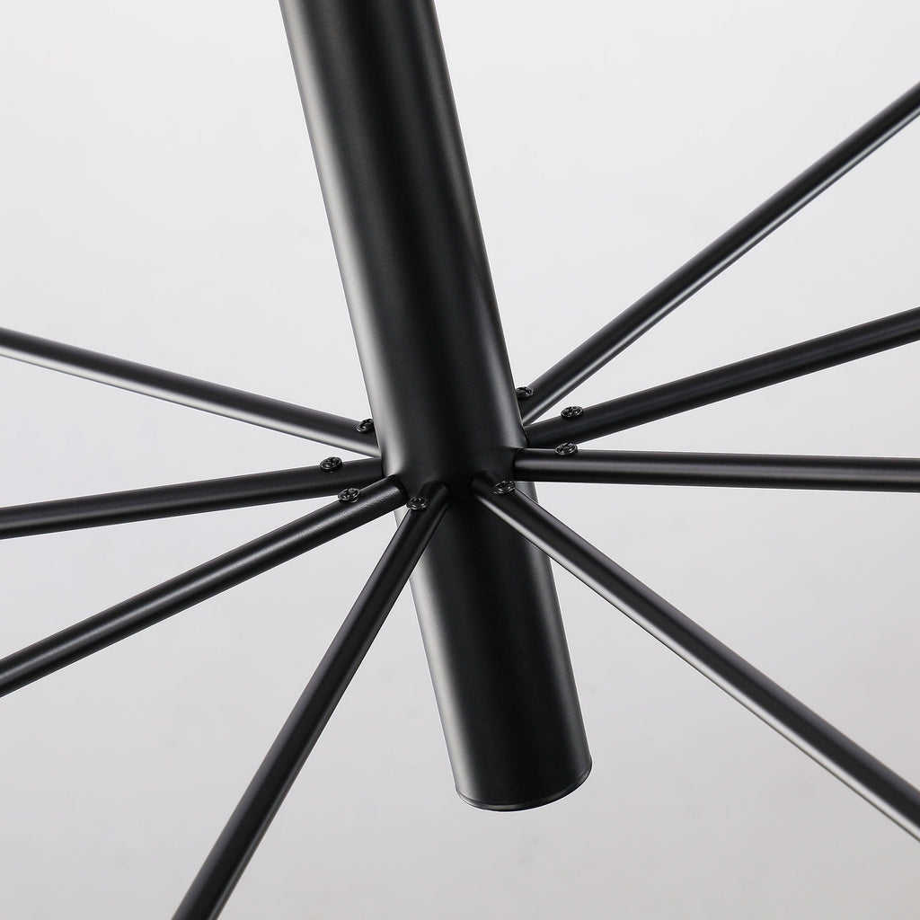 15-Light Minimalist Candlestick Chandelier, 2 Tier Ancient Design - 48