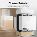 24 Inch Wine/Beverage Refrigerator Cooler, 20 Bottle/60 Can DUAL ZONE Fridge - 24 inch