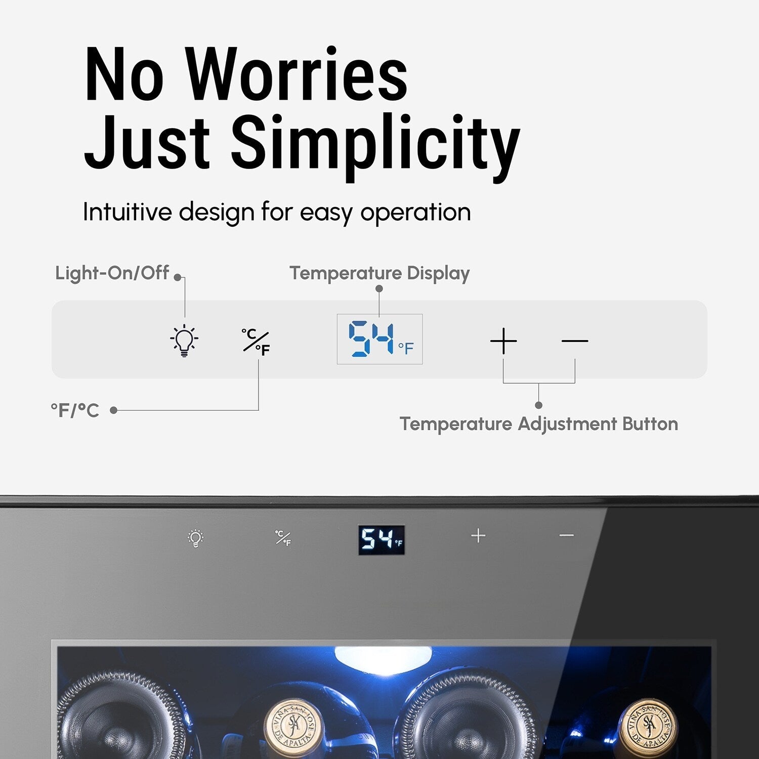 17 Inch 28 Bottle Wine/Beverage Fridge, Stainless Steel Wine Cooler for Home & Commercial Use