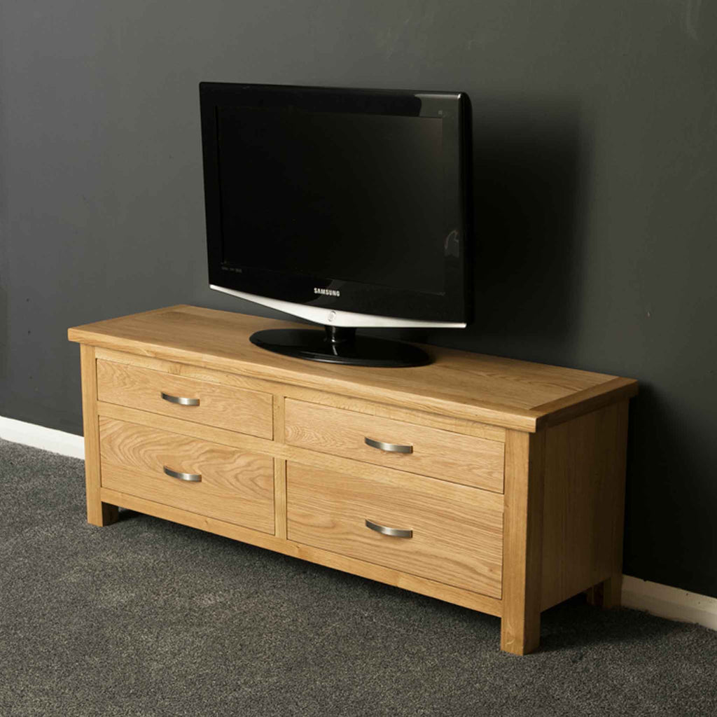 Meuble TV intelligent London Oak pour grand format